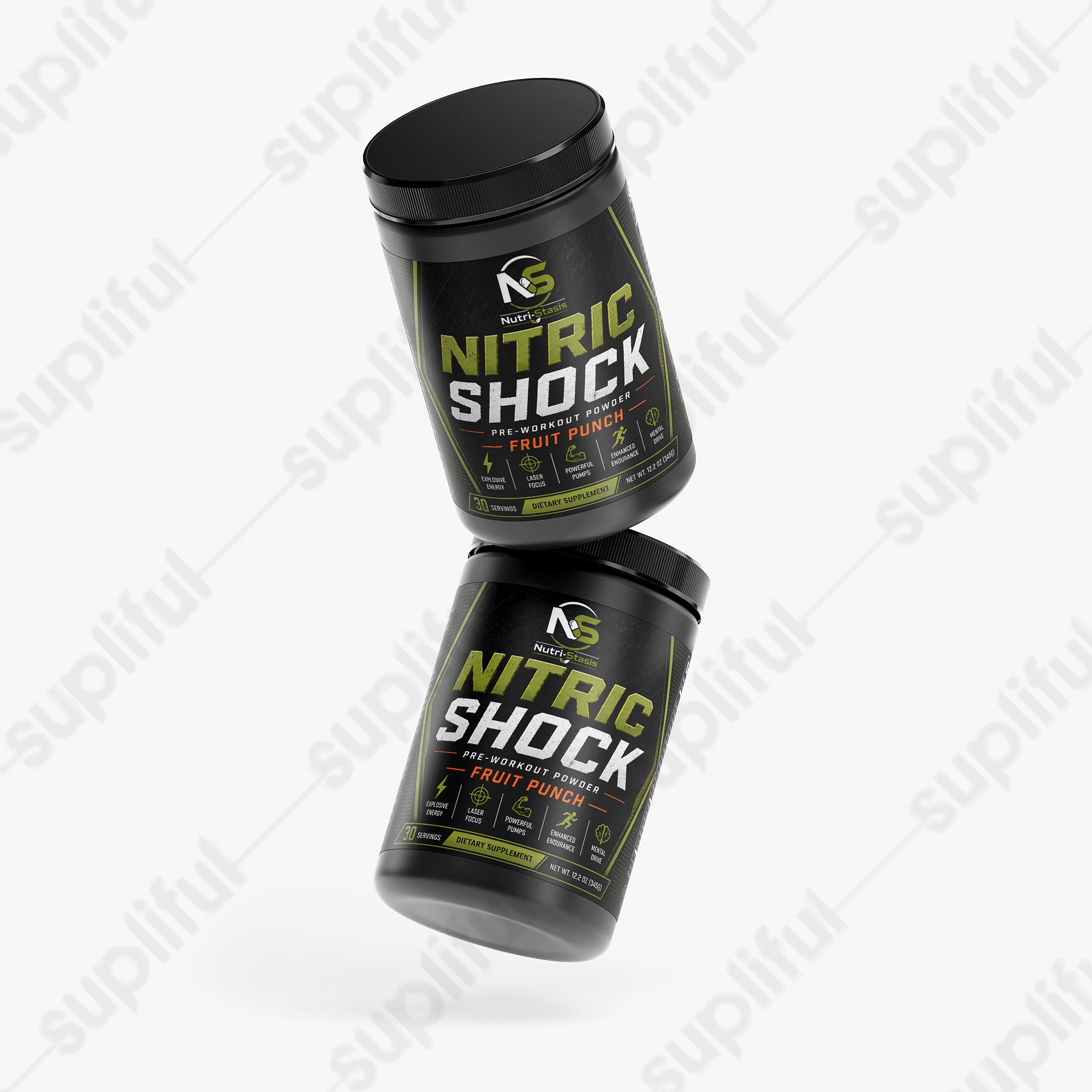 Nitric Shock Pre-Workout Powder (Fruit Punch)