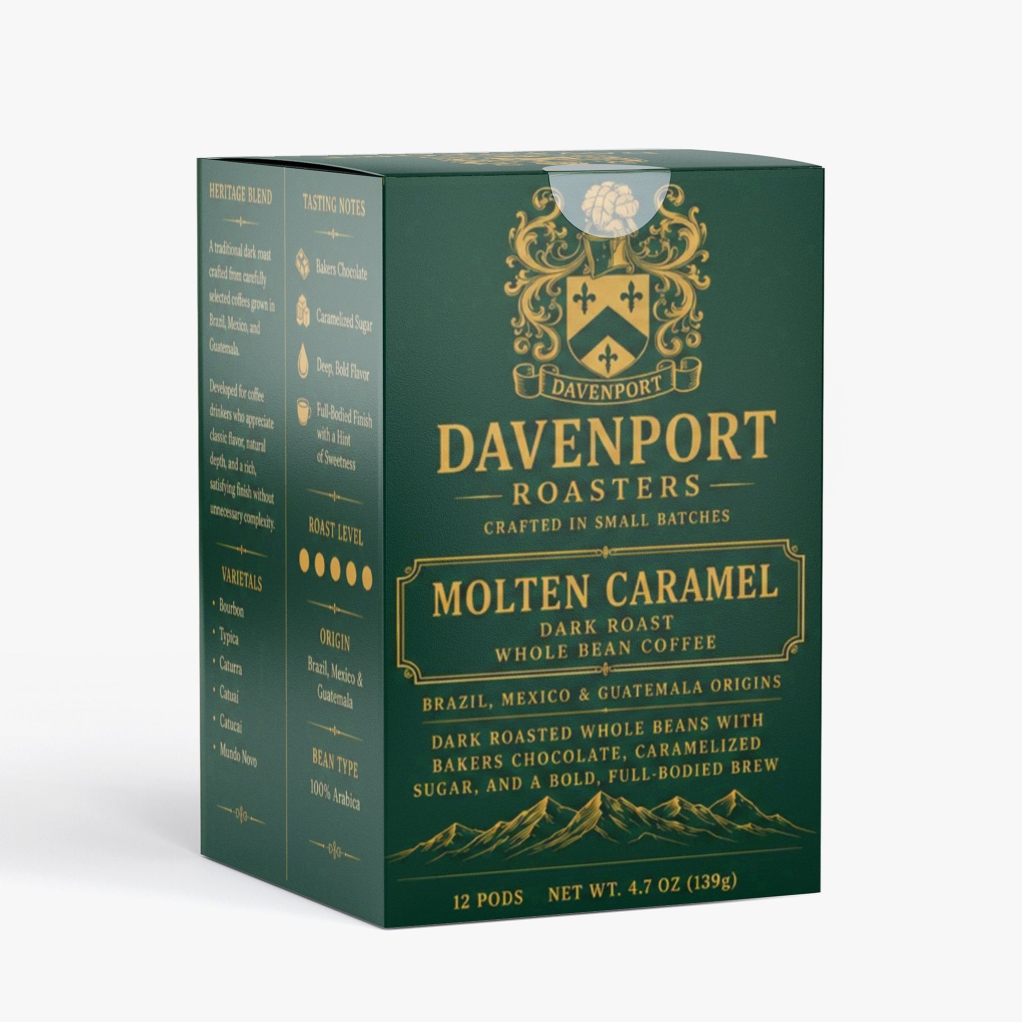 Molten Caramel Coffee Pods (Dark Roast)