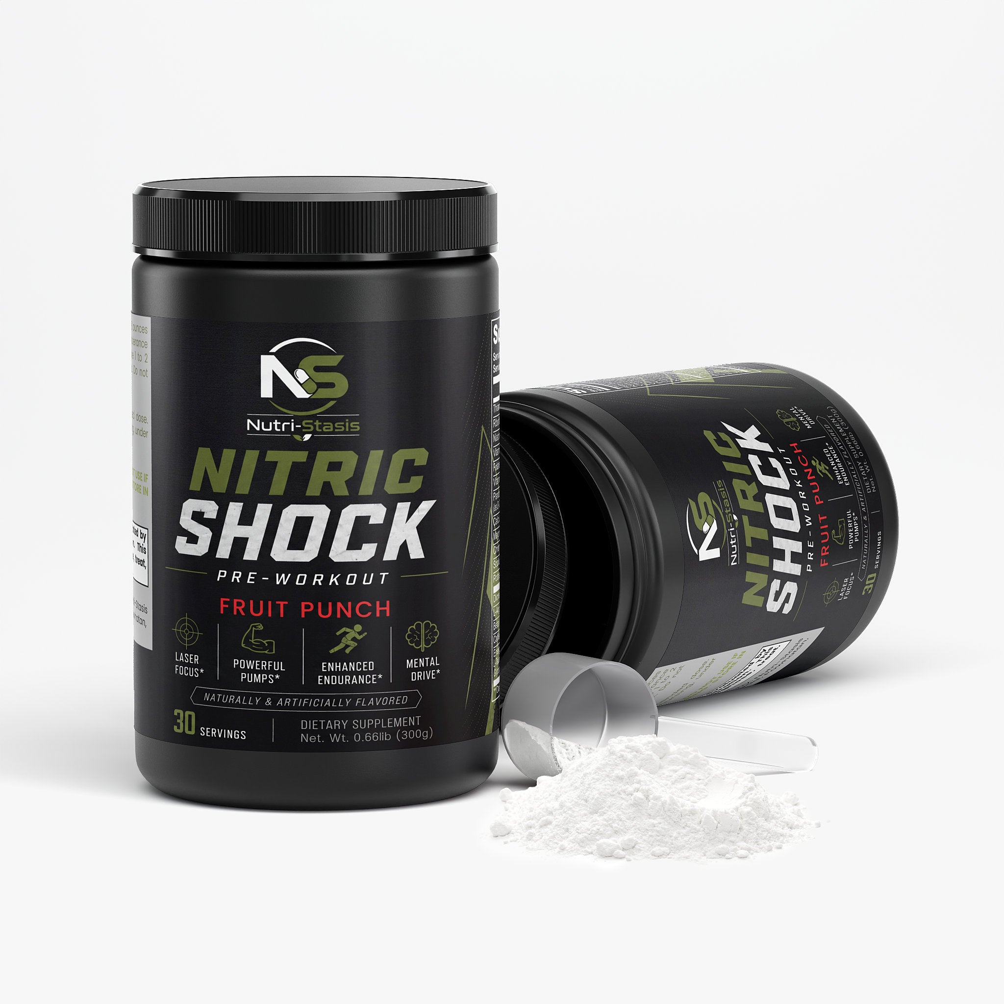 Nitric Shock Pre-Workout Powder (Fruit Punch)