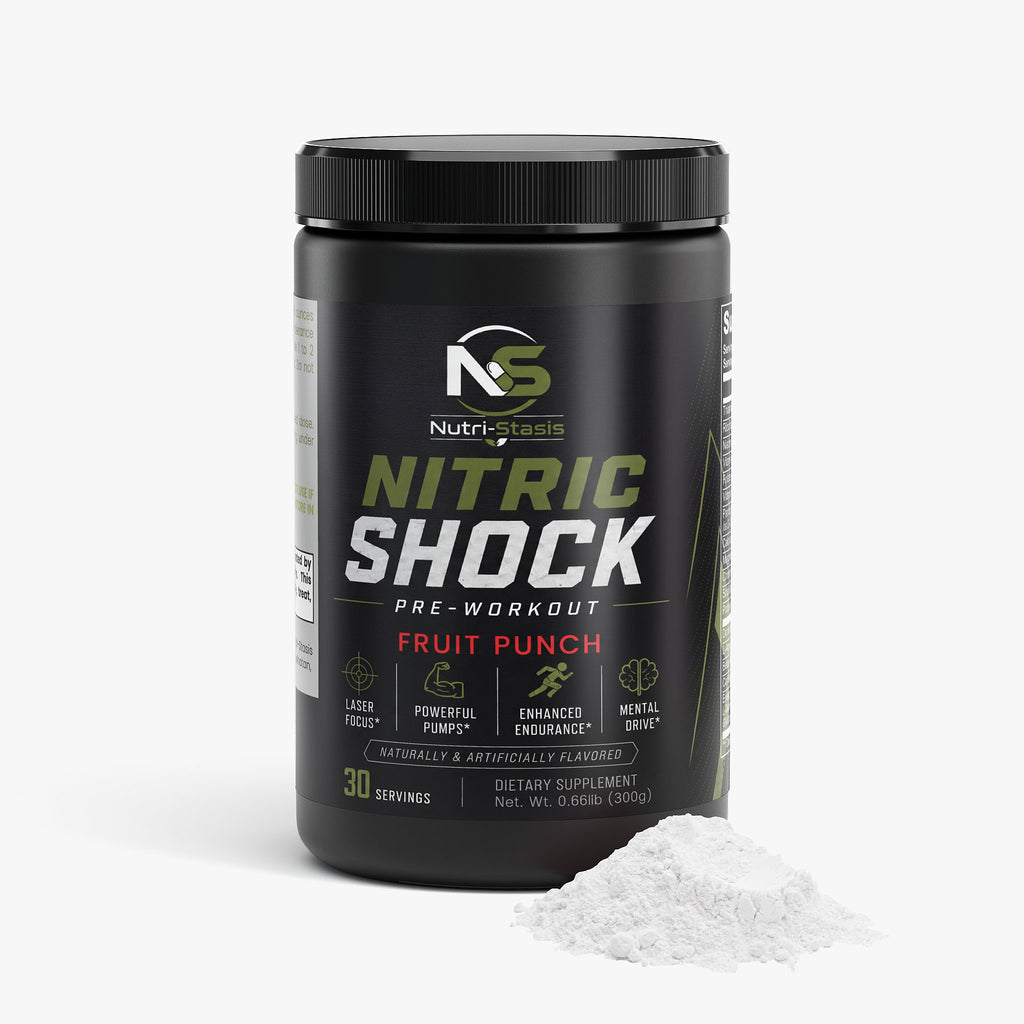 Nitric Shock Pre-Workout Powder (Fruit Punch)