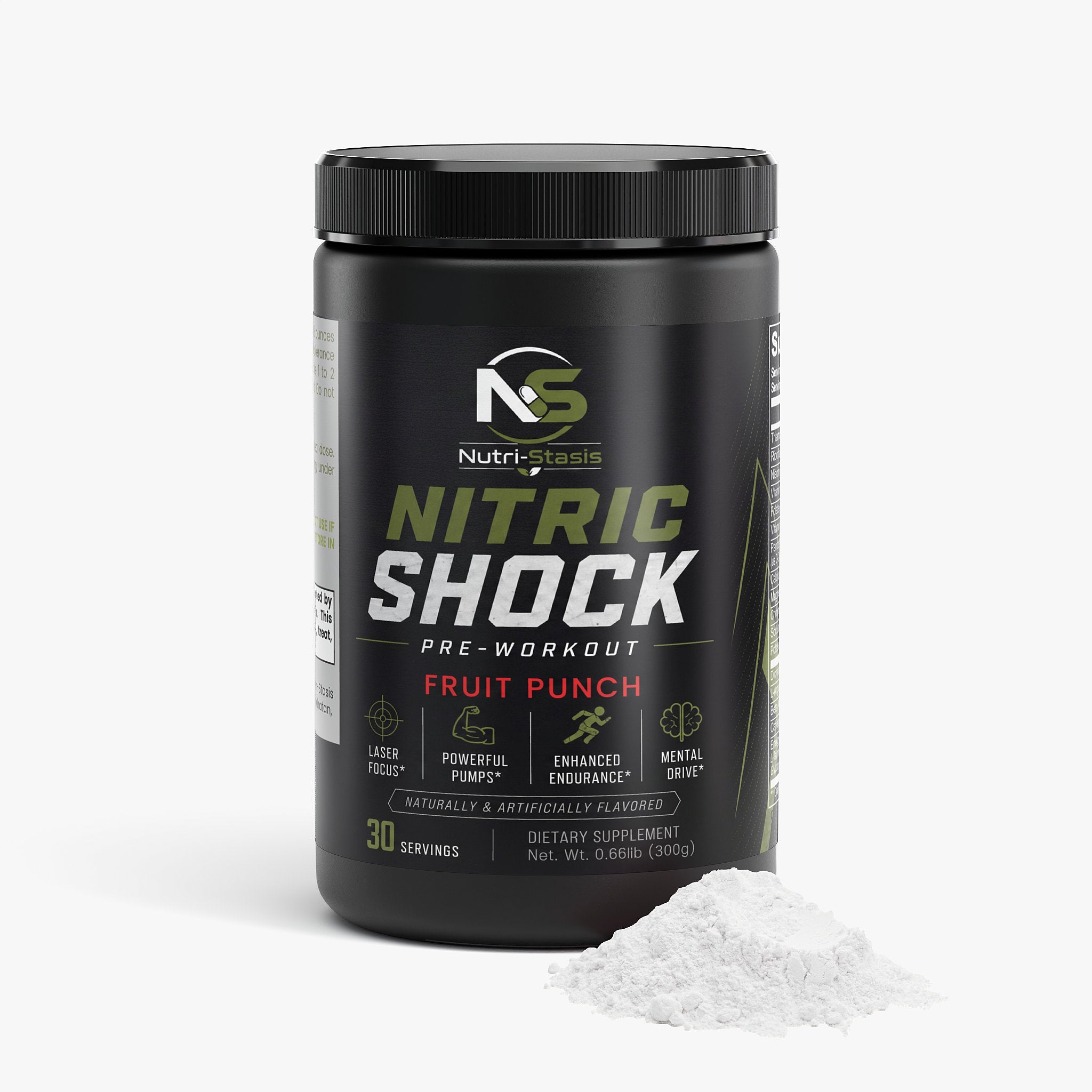 Nitric Shock Pre-Workout Powder (Fruit Punch)